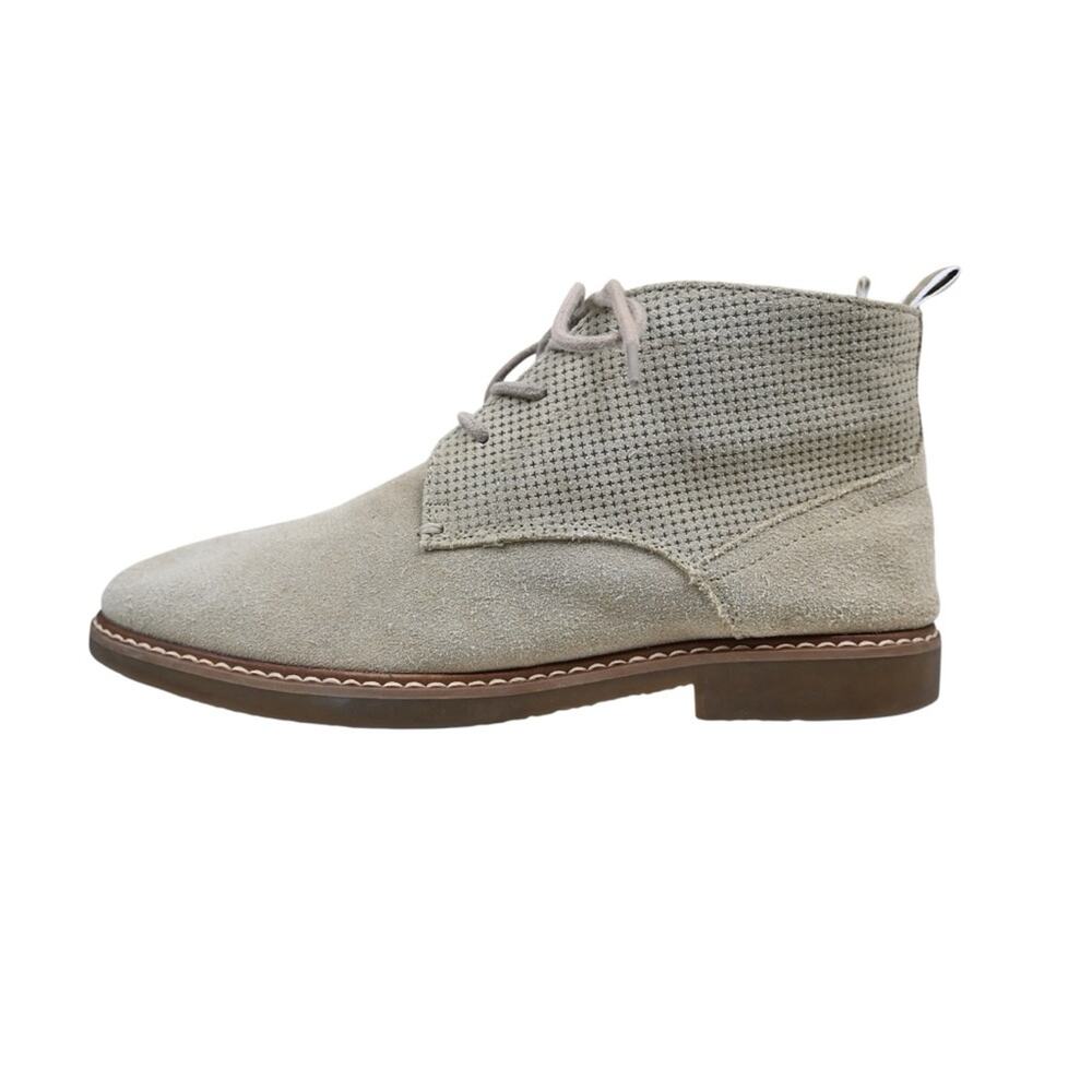 Steve Madden Mens 7.5 Medium Hardenn Suede Chukka Boots in Tan